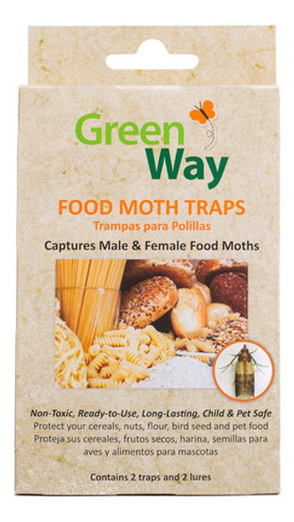 Kit Greenway Trampa  Feromona Para Polilla De Los Alimentos 0