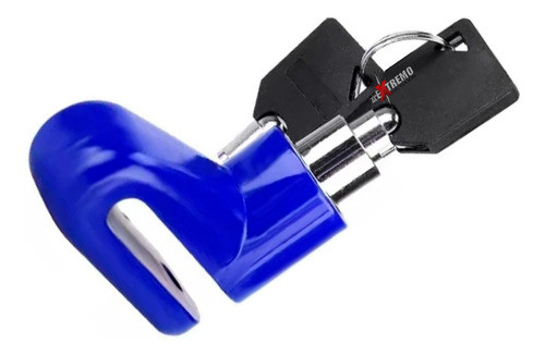 Tranca Candado Disco Frenos Rueda Moto Bicicleta Seguridad 0