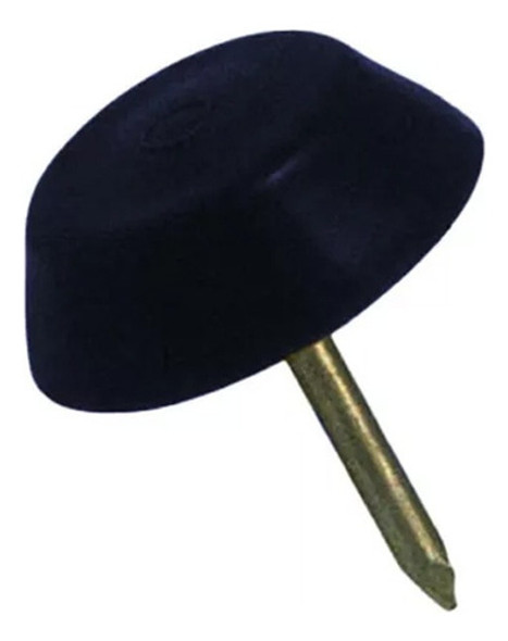 Patin Taco Regaton Clavo 14 Mm X 22 Mm X 100 Unidades Pvc Ne 1