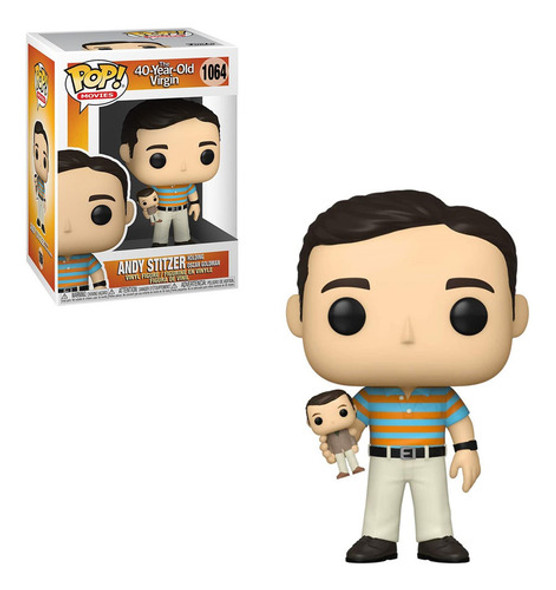Funko Pop! 40ys Old Virgin Andy Stitzer #1064 Nuevo Original 0