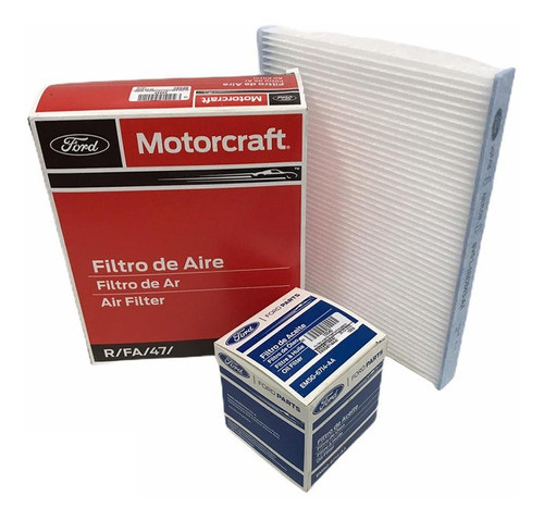 Kit Filtro Aire + Aceite + Polen Ford Fiesta Kinetic 0