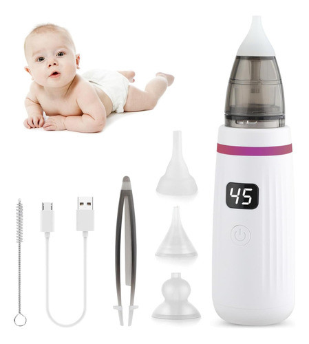 Aspirador Sugador Limpador Nasal Eletrico Recarregavel 0
