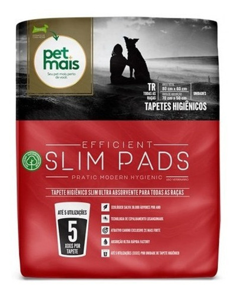 Alfombra Sanitaria Paño Pet Mais® Perros Slim Pads X6 Unid 0
