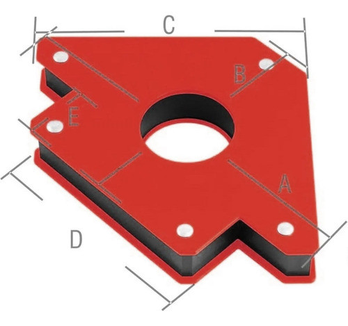 2 Esquadro Magnético Para Solda Imã Forte Suporta 35kg 1