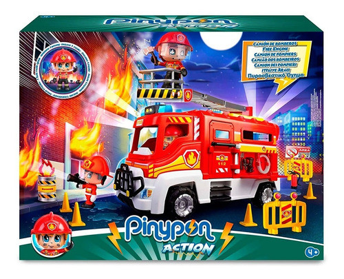 Pinypon Action Camión De Bomberos Con Figura Y Acc. 16237 0