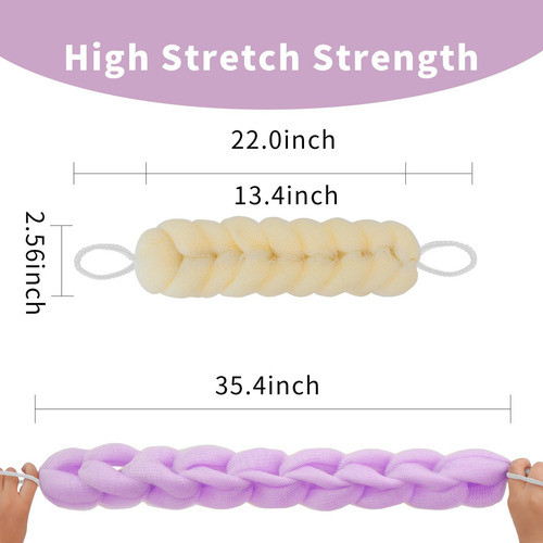 Bckeney Esponja De Ducha De Lufa De Bano De Malla Suave Con 1