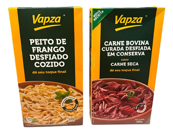 Kit De Carne Seca Desfiada Com Peito De Frango Desfiado 1