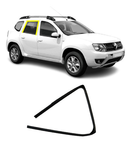 Borracha Canaleta Traseira Renault Duster Lado Direito 0