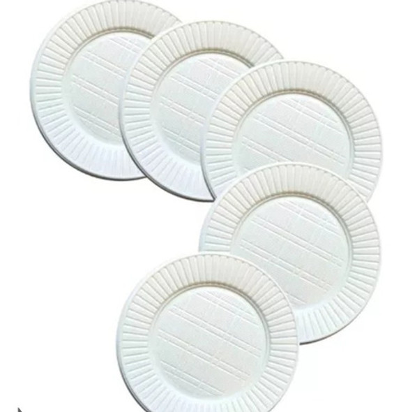 Plato Descartable Para Postre. Blanco -250 Unidades-. 0 Plato Descartable Para Postre. Blanco -250 Unidades-. 0
