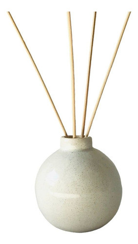 Florero Chico / Difusor Con Varillas Adorno Cerámica - Arena 0