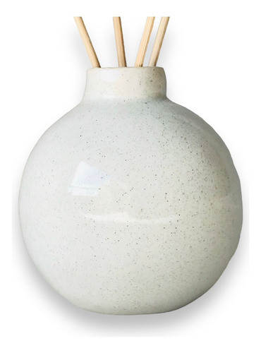 Florero Chico / Difusor Con Varillas Adorno Cerámica - Arena 1