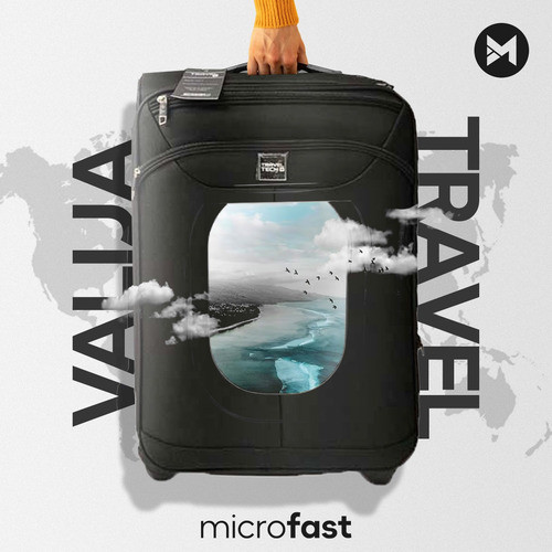 Valija Viaje Travel Tech Ruedas 360º Fuelle 19 Pul Carry On 1