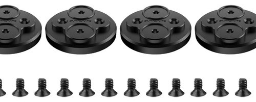 4 Peças Tampas De Tampa De Motor De Liga De Traseira Mini 1 1