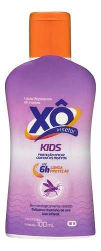 Kit 3 Loção Repelente Insetos Infantil 6h Xô Insetos 100ml 1