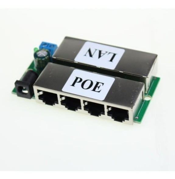 Enchufe 4pc Del Módulo Poe Power Over Ethernet Enrutador 4 P 1