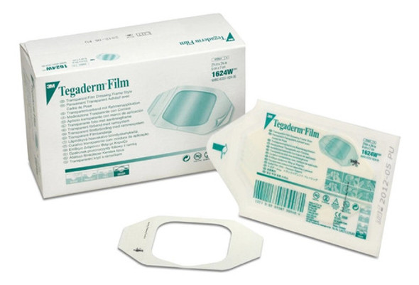 Curativo Tegaderm Film 1624w - 6cmx7cm - 12 Unidades 0