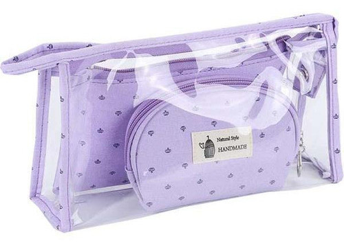 Conjunto 3 Necessaires Viagem Organiza Bolsa Xng633 0