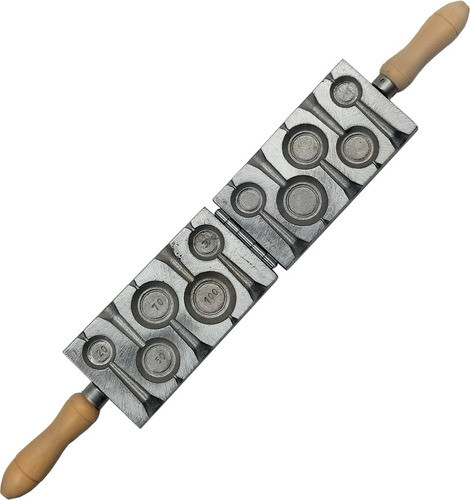 Molde Para Fabricar Plomadas Tipo Reloj Moneda En 5 Pesos 0