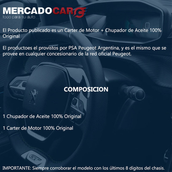 Carter + Chupador Aceite Citroen C4 Lounge 1.6 Hdi 2021 2022 1