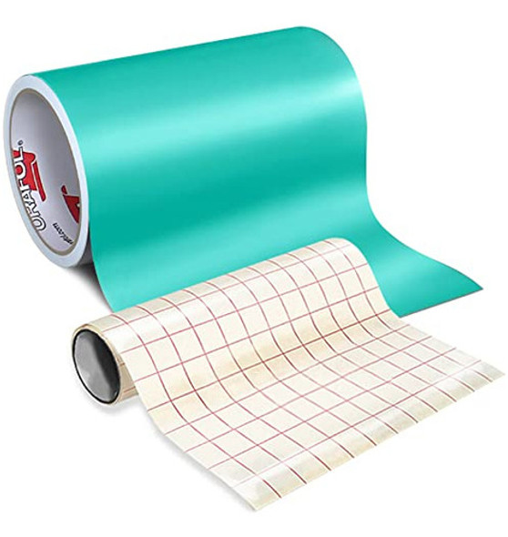Vinilo Adhesivo Oracal 631, Color Menta Mate, Para Manualida 0