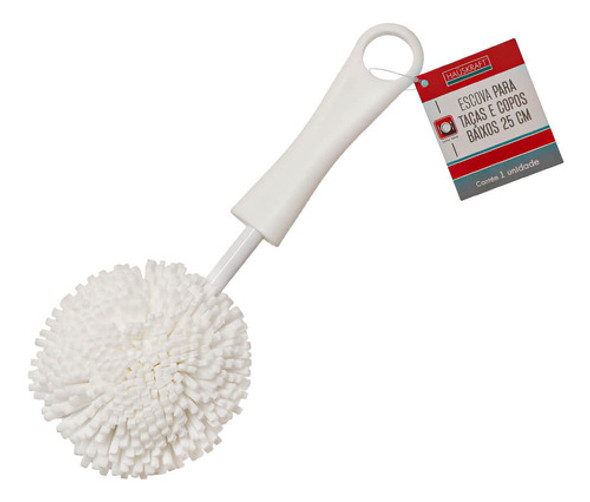 Escova De Limpeza Para Taças E Copo Baixo 25cm - Hauskraft 0