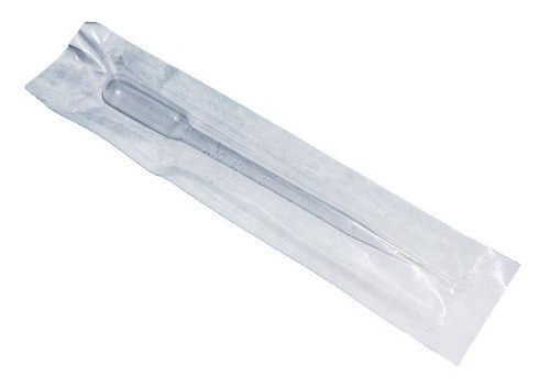 Pipeta Pasteur Estéril Plastica Graduada 3 Ml X 100 Unidades 0