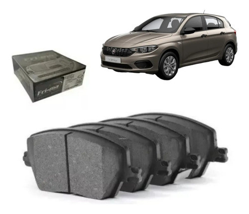 Pastillas De Freno Para Fiat Tipo Pop 2017 18 19 Delantera 0