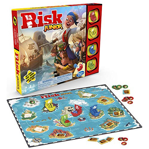 Risk Junior Juego Mesa Estrategia Piratas 2-4 Jugador Ingles 1