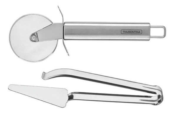 Kit Restaurante Pegador Espatula Cortador Pizza Tramontina 0
