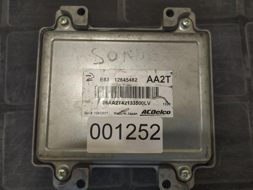 Ecu E83 Aa2t Acdelco Codigo1252 0