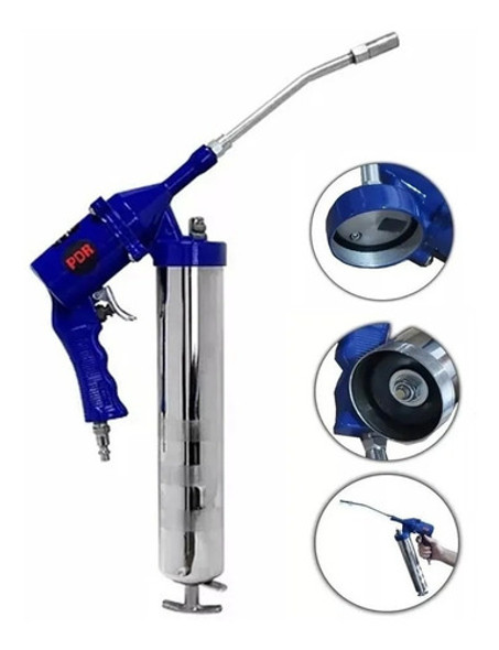 Engraxadeira Pneumática Lubrificador 400ml Pro-270 Pdr 0