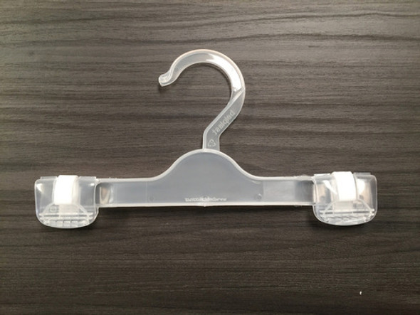 Percha Plástica Con Broche Sube Baja 24cm Traslucida X 50 U 1 Percha Plástica Con Broche Sube Baja 24cm Traslucida X 50 U 1