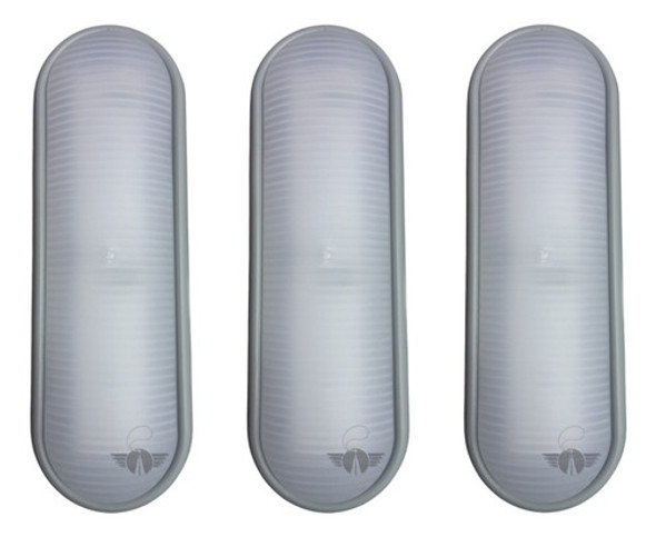 Luminária Interna Universal Led Baú Motor Home 12v 3 Peças 0