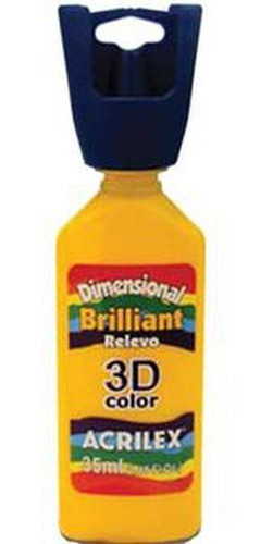 Tinta Dimensional Brilho 505 Amarelo Ouro - Acrilex 0