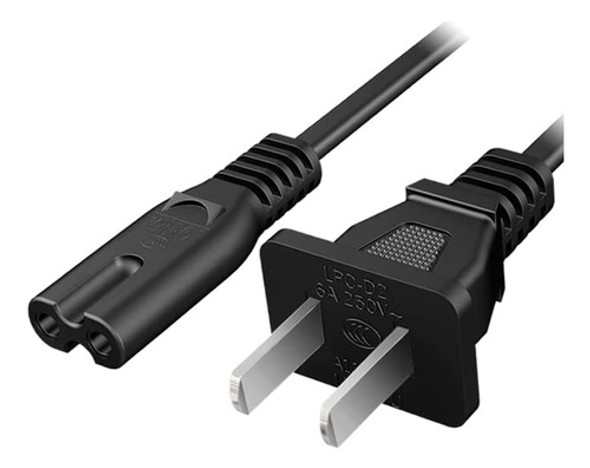 Cabo De Alimentação De Bloqueio Lord Computer Q-605 Tipo 8 P 0