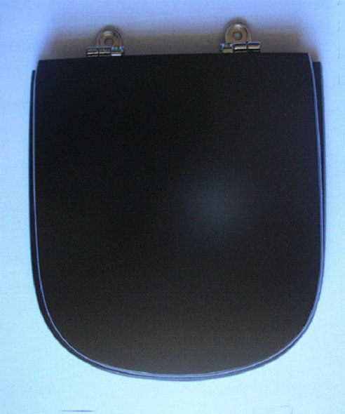 Tapa Asiento De Inodoro De Madera Bari Wengue H. Cromado 1