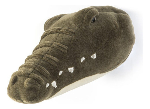 Pelúcia De Parede Decorativo Crocodilo Wild & Soft 1