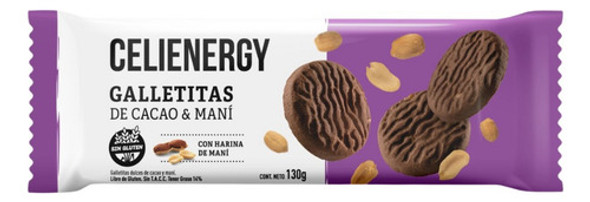 Pack X 6 Galletitas Celienergy Nuez 130 G 0