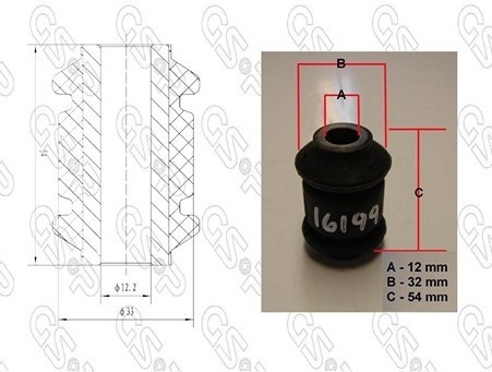 Buje Bastidor Inf (chico) Gsp Seat Toledo 91-95 0
