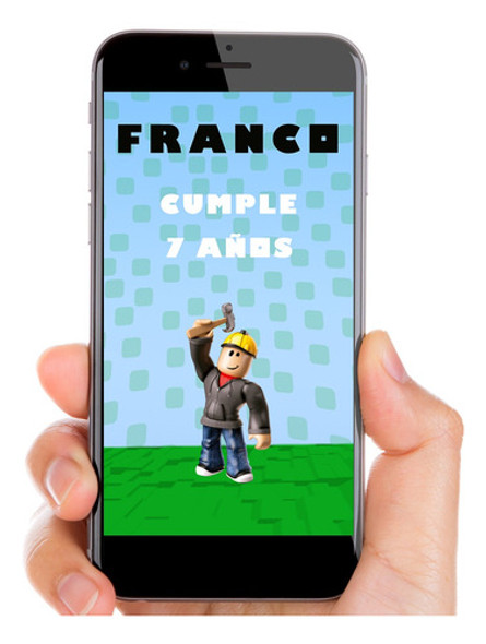 Video Invitación Cumpleaños Roblox 0