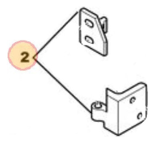 Bisagra Superior Izq De Puerta Peugeot Partner 1.4 0