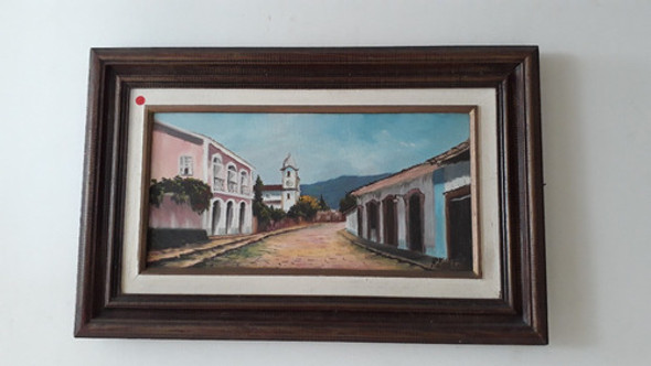 918- Regina Kohl Tavares.ost 35x55cm C/mold. Tiradentes Mg 0