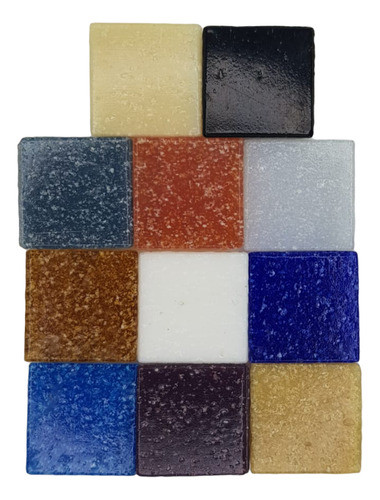 Kit 900 Pastilhas 2x2 Mosaico Artesanato 0