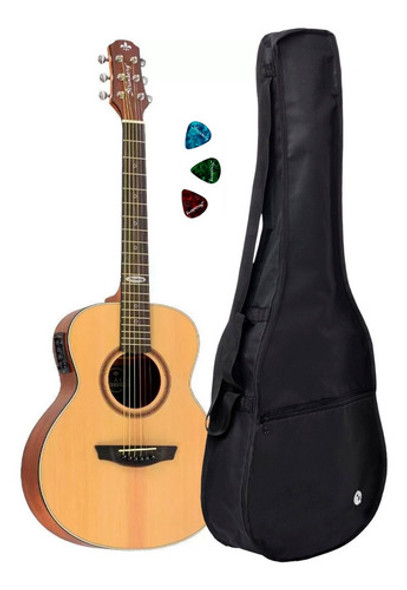 Violão Mini Jumbo Strinberg Sm200 Ns Natural +capa Reforçada 0