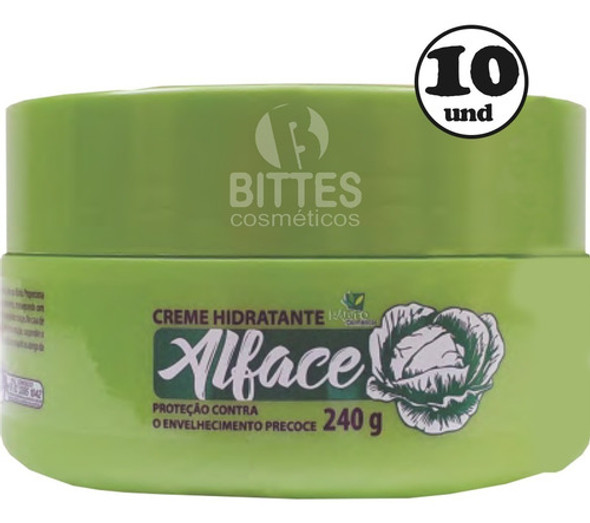10 Creme Hidratante Alface Hábito Envelhecimento Atacado 0