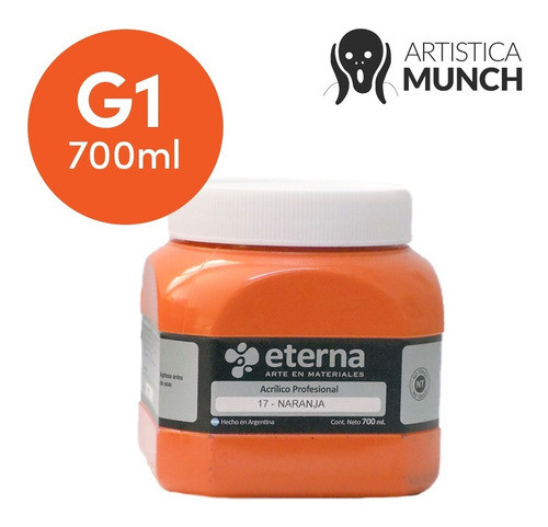 Acrilico Profesional Eterna 700ml Grupo 1 0