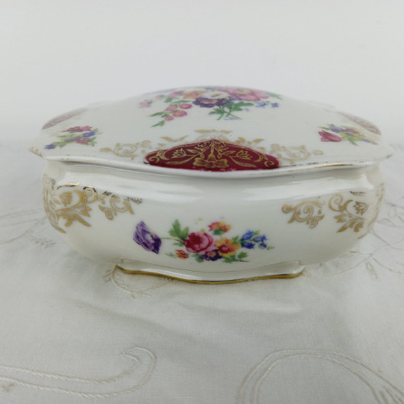 Alhajero Porcelana Bavaria Antiguo Diseño Con Oro Miralo 1
