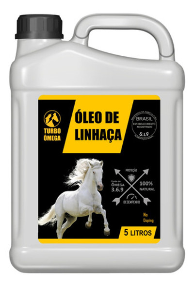Óleo De Linhaça Para Equinos - 5 Litros 0