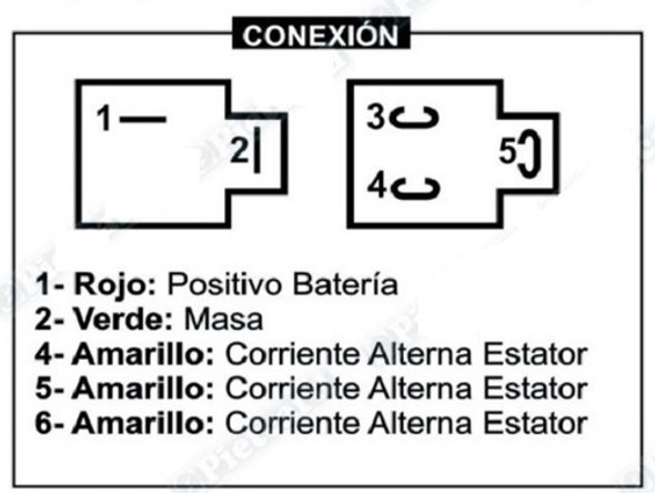 Regulador Voltaje Guerrero G 110 Dl Top 1