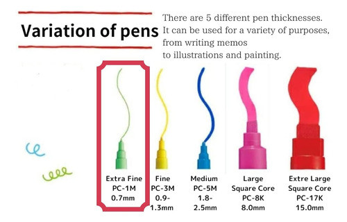 Posca - Rotuladores De Pintura Acrílica, Punta 1